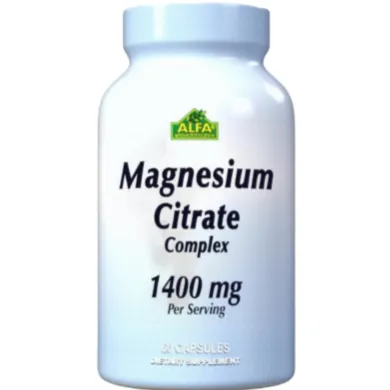 MAGNESIUM CITRATE COMPLEX 1400 FRASCO X 60 CAPSULAS - Ecofarma